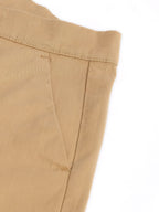 Dennis Lingo Solid Cotton Mens Casual Trouser, Tapered Fit, Mid Rise, Stretchable Ankle Length Chino Trousers Dark Khaki