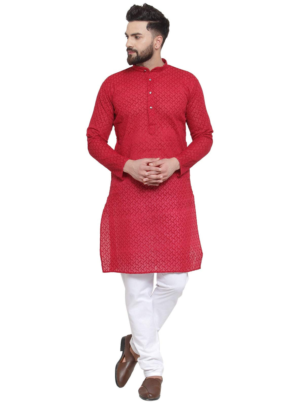 Jompers Mens Chicken Cotton Kurta Pyjama Set