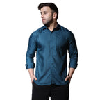 Leriya Fashion Shirts For Men | Cotton Blend Regular Fit Solid | Spread Coller Full Sleeve | Men Shirt Formal For Office | Outin