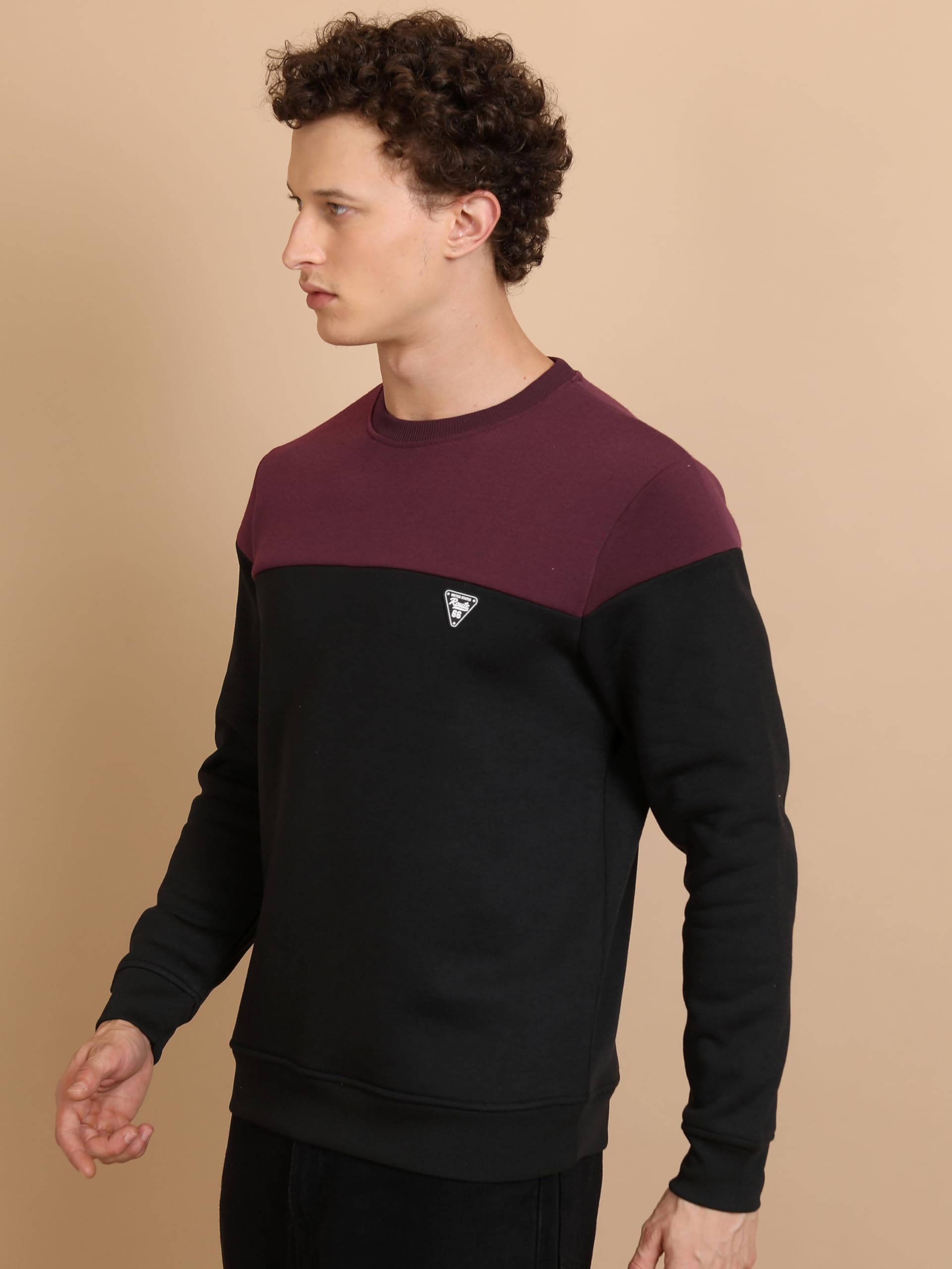 Ketch Men Full Sleeve Slim Fit Sweatshirt Khss000001 Yellow L