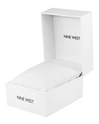 Nine West Women's Floral Dial Strap Watch, NW/2920
