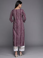 Varanga WomenS Cotton Kurta (Vkur1106_Purple