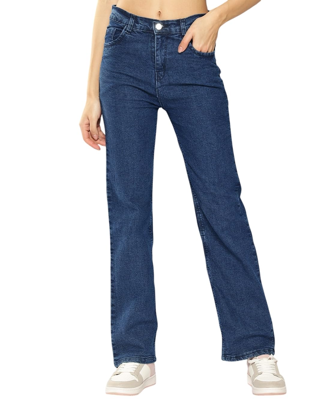 Aarika Girls Casual Blue Colour Solid Denim Jeans-(12-13 Years-14-15 Years)-(New_DN-PANT-AD-301-BLUE-40)