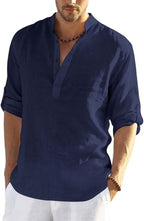 Zartha MenS Regular Fit Solid Pattern Cotton Polyester Blend Kurta With Spread Collar Long Sleeve And Standard Length | Shirt F