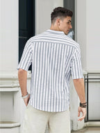 BE ACTIVE Mens Cotton Regular Kurta (RF0039_Light Grey
