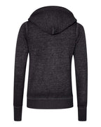 Ladies Zen Full-Zip Fleece Hooded Sweatshirt - cEMENT - XS(D0102H76I8J)