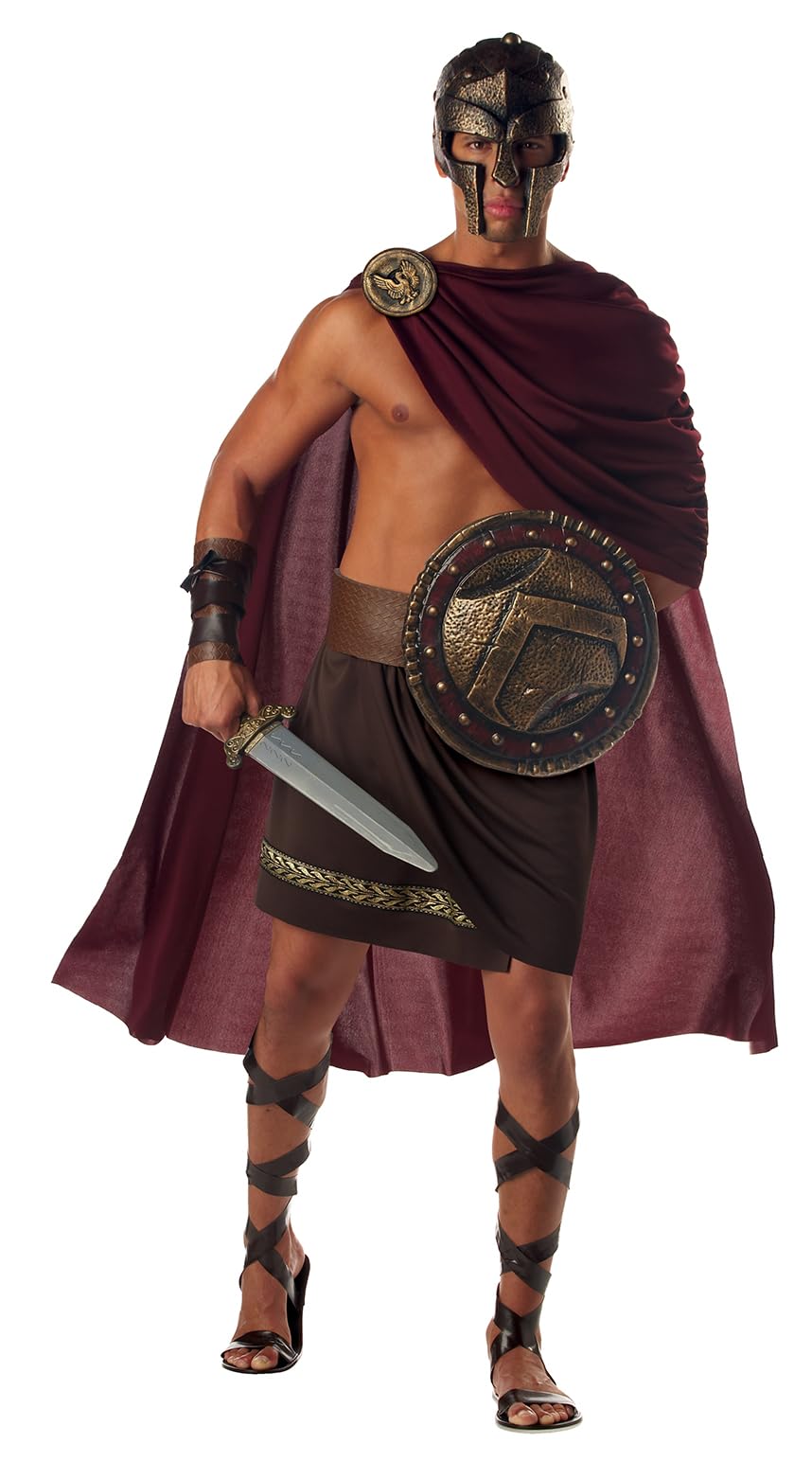 California Costumes Men's Spartan Warrior, Brown, Medium