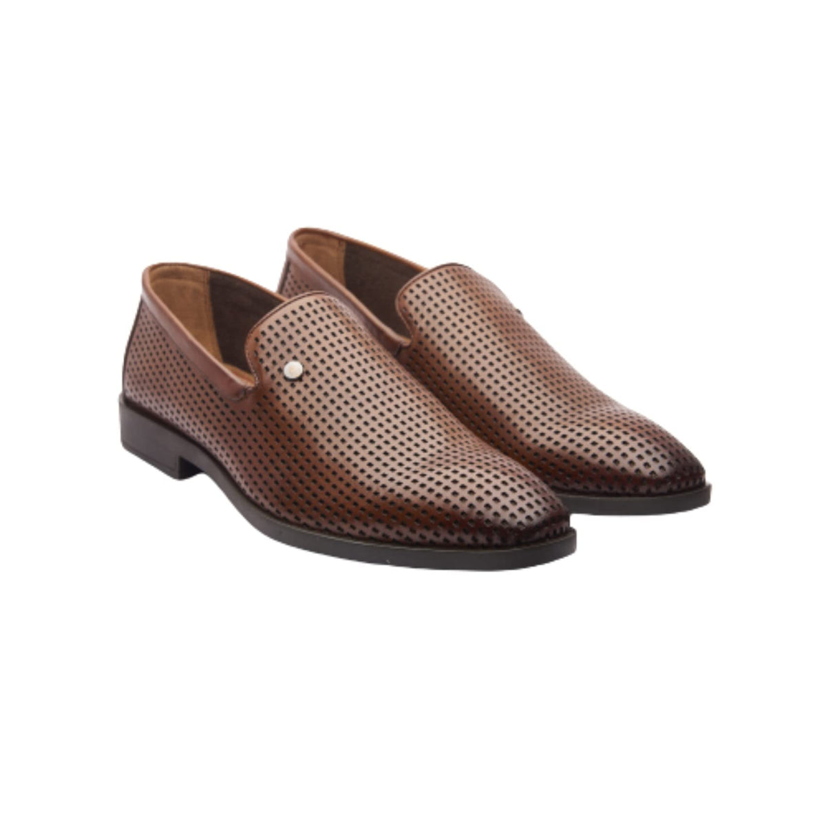 Michael Angelo Mens Seattle 8203 Cognac Leather Shoes 7UK 7