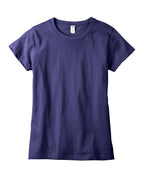 Ladies 44 oz 100% Organic cotton classic Short-Sleeve T-Shirt - BLAcK - S(D0102H7ZQ8X)