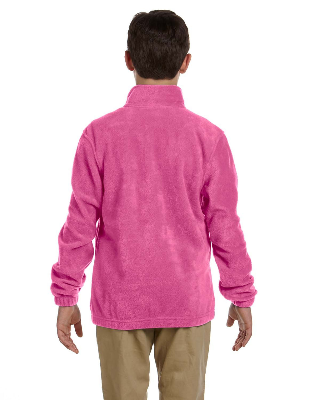 Youth 8 oz Full-Zip Fleece - SAFETY YELLOW - S(D0102H76TY6)