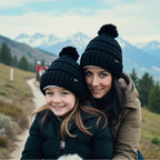 Fear0 NJ Warmest Plush Insulated Lining Knit cable cuff Fold Beanie Hat Women(D0102H79VZJ)