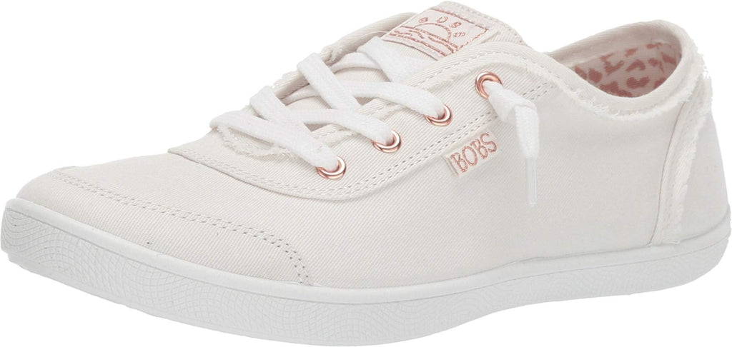 Skechers womens Bobs B Cute Sneaker, White, 7 Wide US