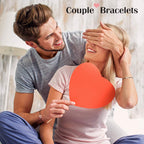 UNGENT THEM Sun and Moon Couples Bracelets Matching Bff Pinky Promise Distance Relationship Valentines Birthday Gifts for Him He