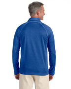 Mens Stretch Tech-Shell compass Full-Zip - DK gREY HEATHER - S(D0102H76KSJ)