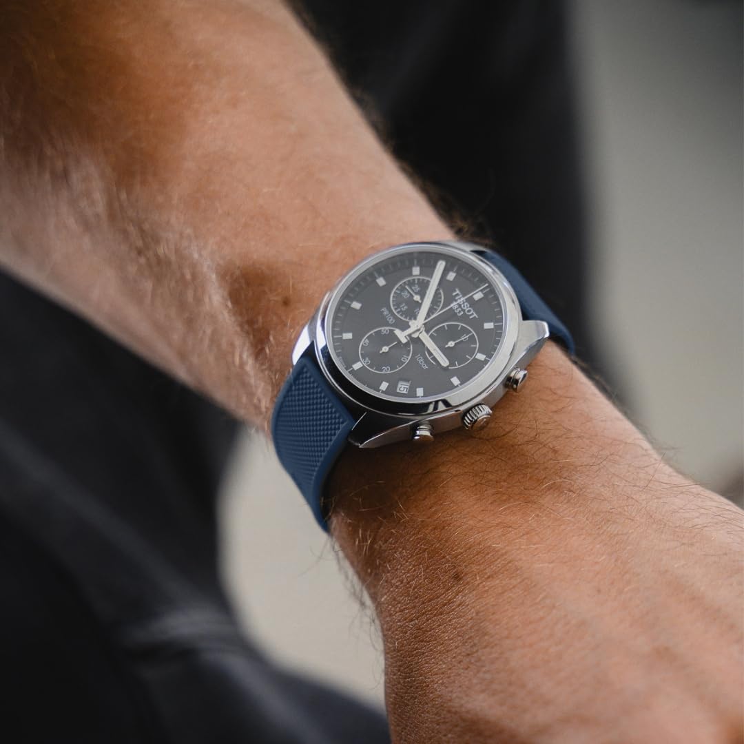 Barton Elite Silicone Watch Band (22mm) | Quick Release Premium Silicone Strap with Stainless Steel Buckle | Compatible with Cla