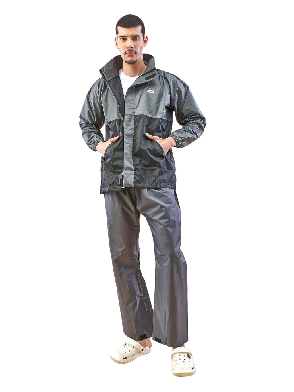 Lux Venus Tapping Rain Coat Set For Men