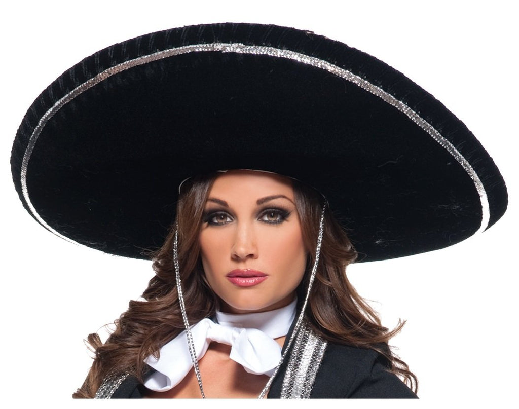 Underwraps Costumes Men's Mariachi Costume - Hat, Black/Silver, One Size