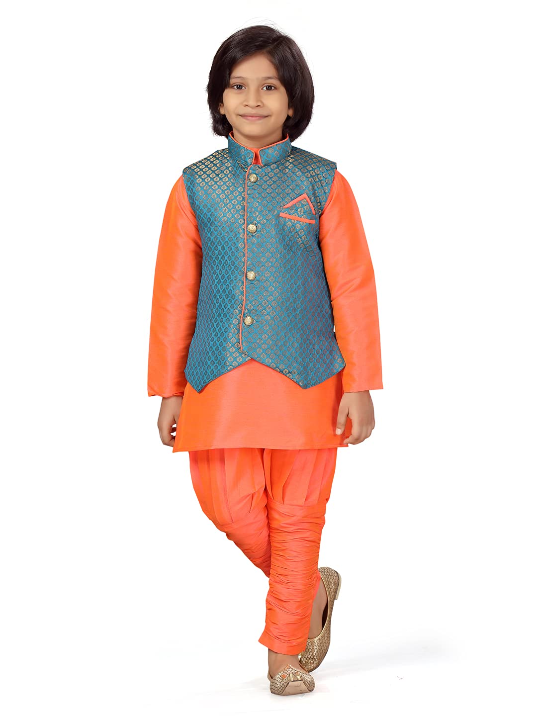 Little Mafia By Aarika BoyS Regular Tunic Shirt (Kp-Vc-04-Blue-8)