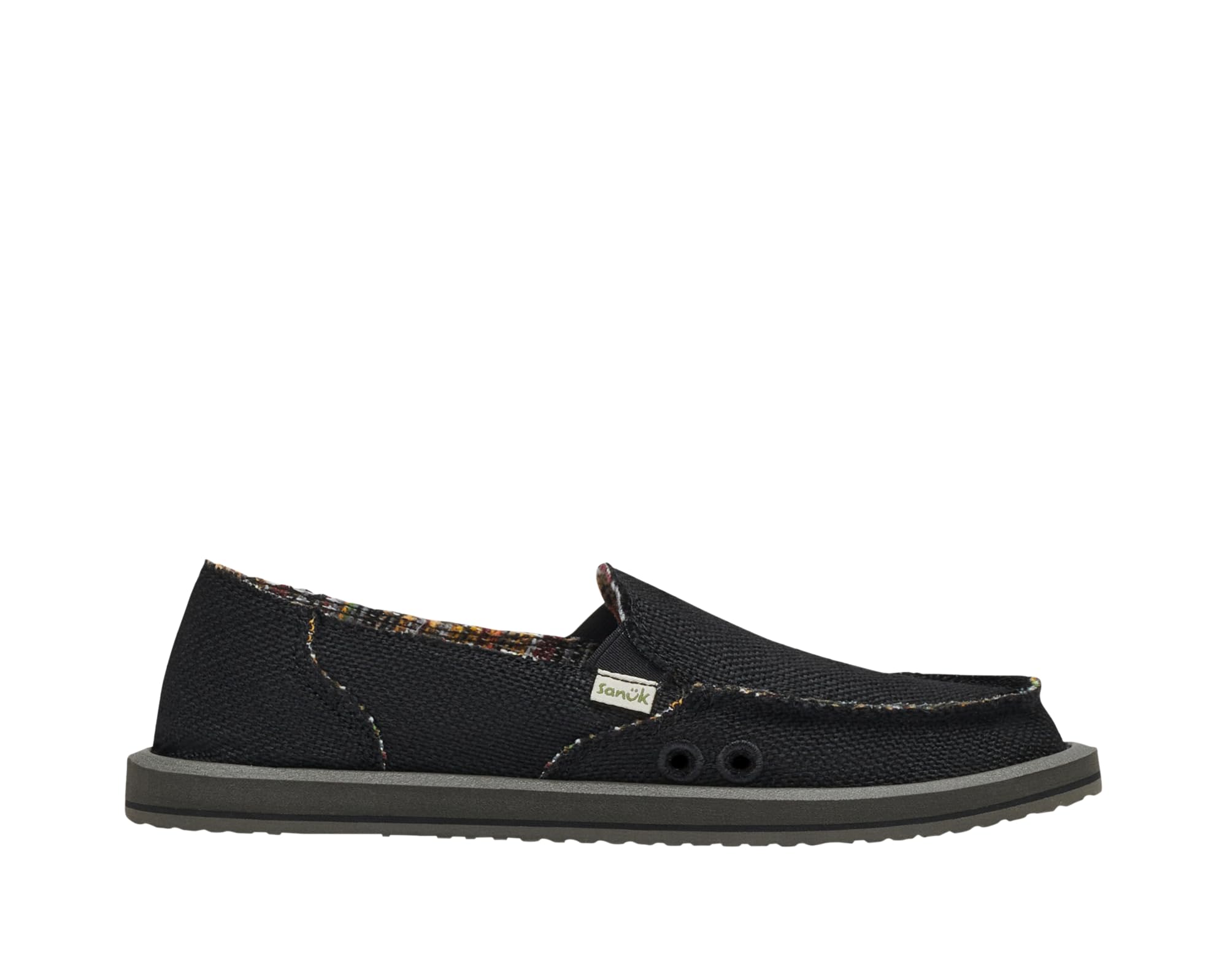 Sanuk Donna Hemp - Women's Loafers Black - 7