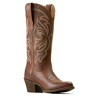 Ariat Women's Heritage J Toe Stretchfit Western Boot, Sassy Brown, 7.5