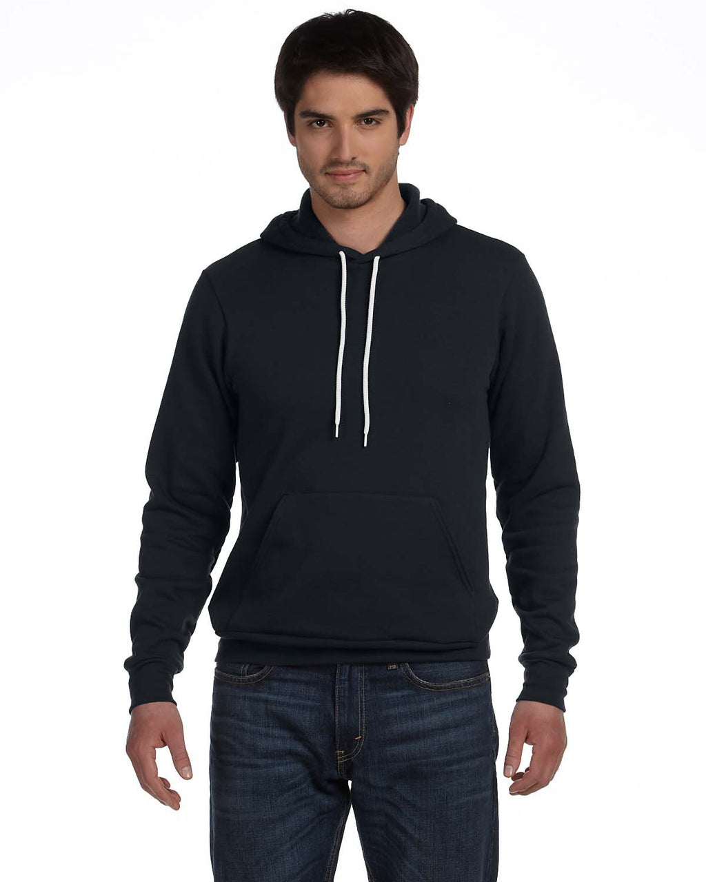 Unisex Sponge Fleece Pullover Hoodie - NAVY - S(D0102H7WI6T)