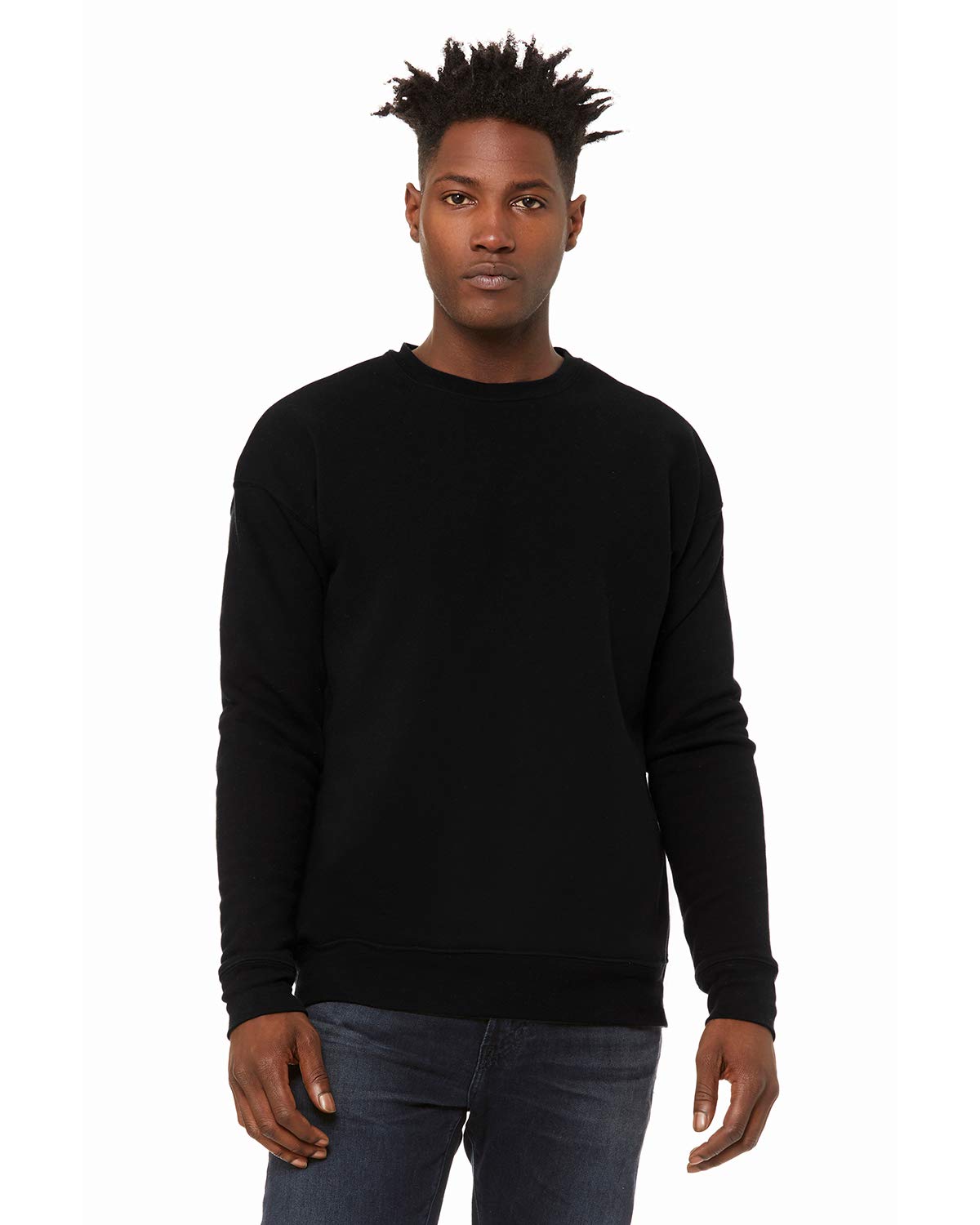 Unisex Drop Shoulder Fleece - WHITE - XS(D0102H7W9X8)
