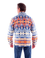 AZTEC PATTERN SHIRT-JACKET