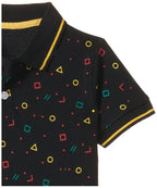 T2F Boys Cotton Regular Fit T-Shirt Black