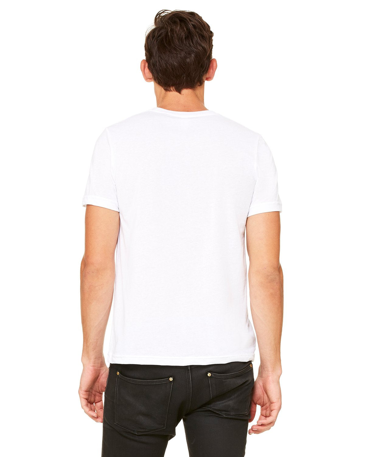 Unisex Poly-cotton Short-Sleeve T-Shirt - BERRY - S(D0102H7W0F8)
