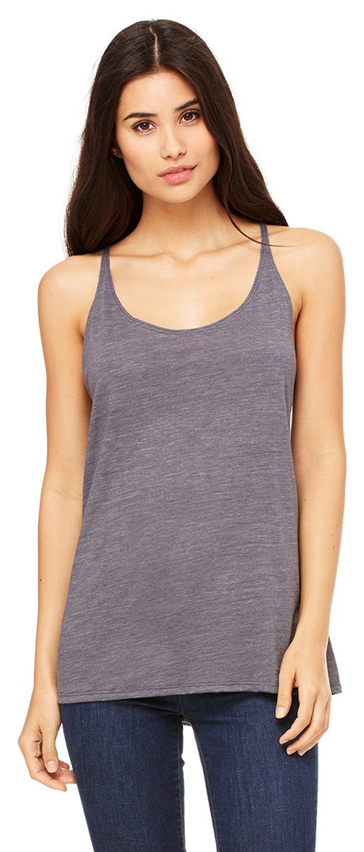 Ladies Slouchy Tank - WHITE - M(D0102H7WEg6)