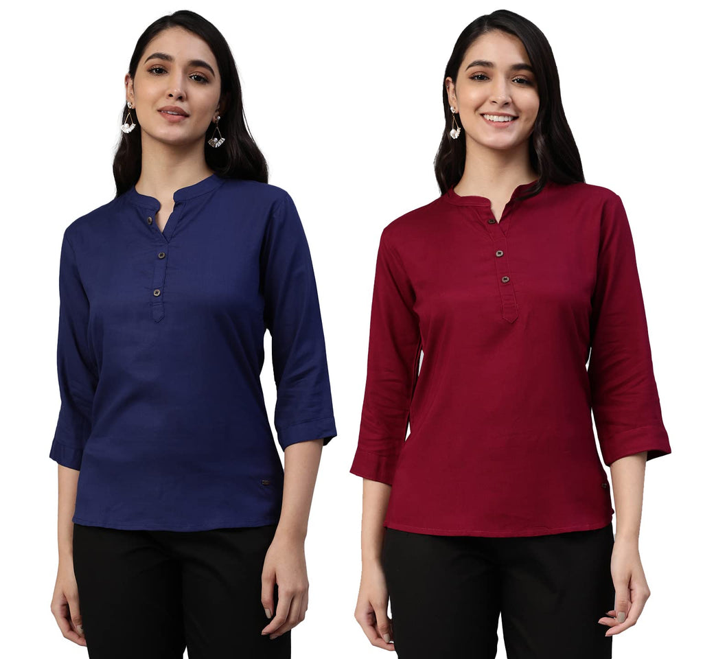 Lyra 430 Pure Rayon Woven Tunic For Women