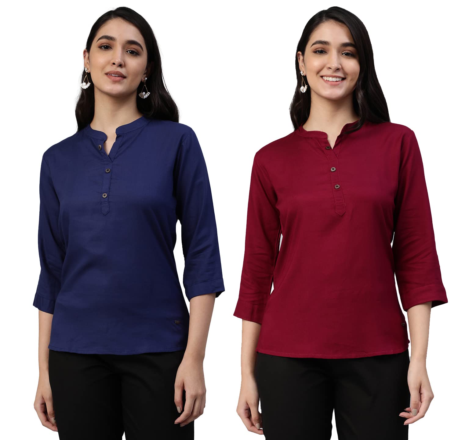 Lyra 430 Pure Rayon Woven Tunic For Women