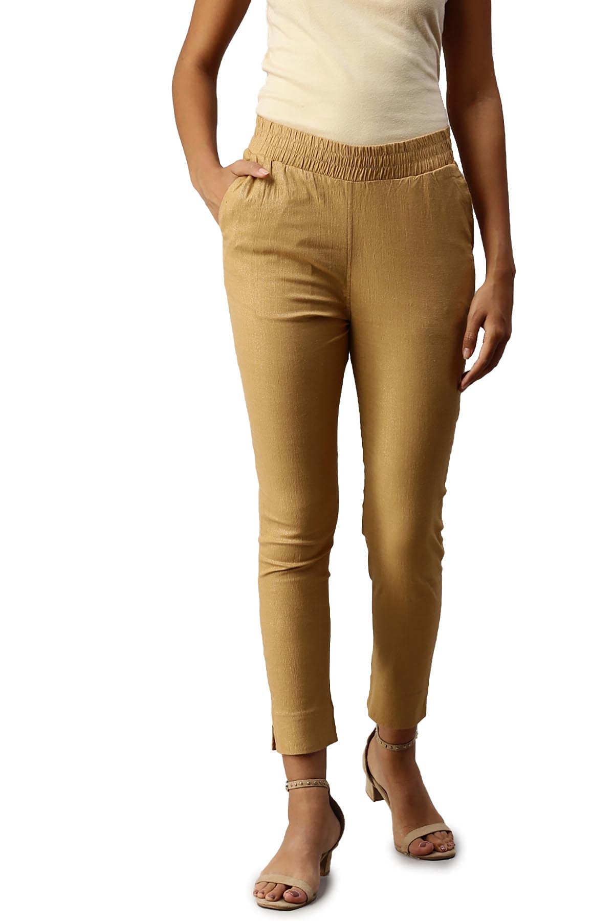 Soch Women Viscose Rayon Foil Print Pant