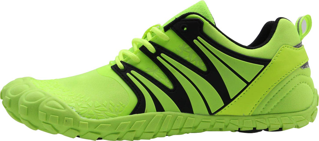 Oranginer Men's Barefoot Running Shoes Minimalist Big Toe Box Zero Drop Shoes for Men Green Size 11