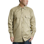 Unisex Long-Sleeve Work Shirt - NAVY - S(D0102H7Z23X)