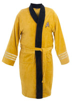 Star Trek Captain Kirk Bathrobe for Adults | One Size Fits Most