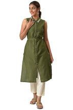 Aurelia Women'S Cotton Kurta, Trouser (22Onas13273-604208_Green