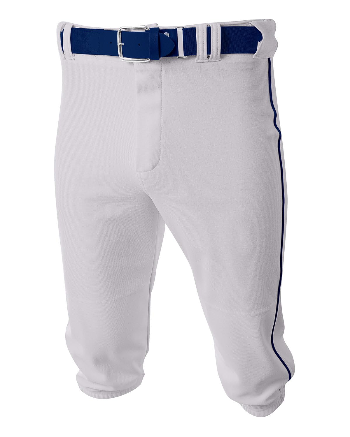 A4 Boy's Baseball Knicker Pant White/Navy