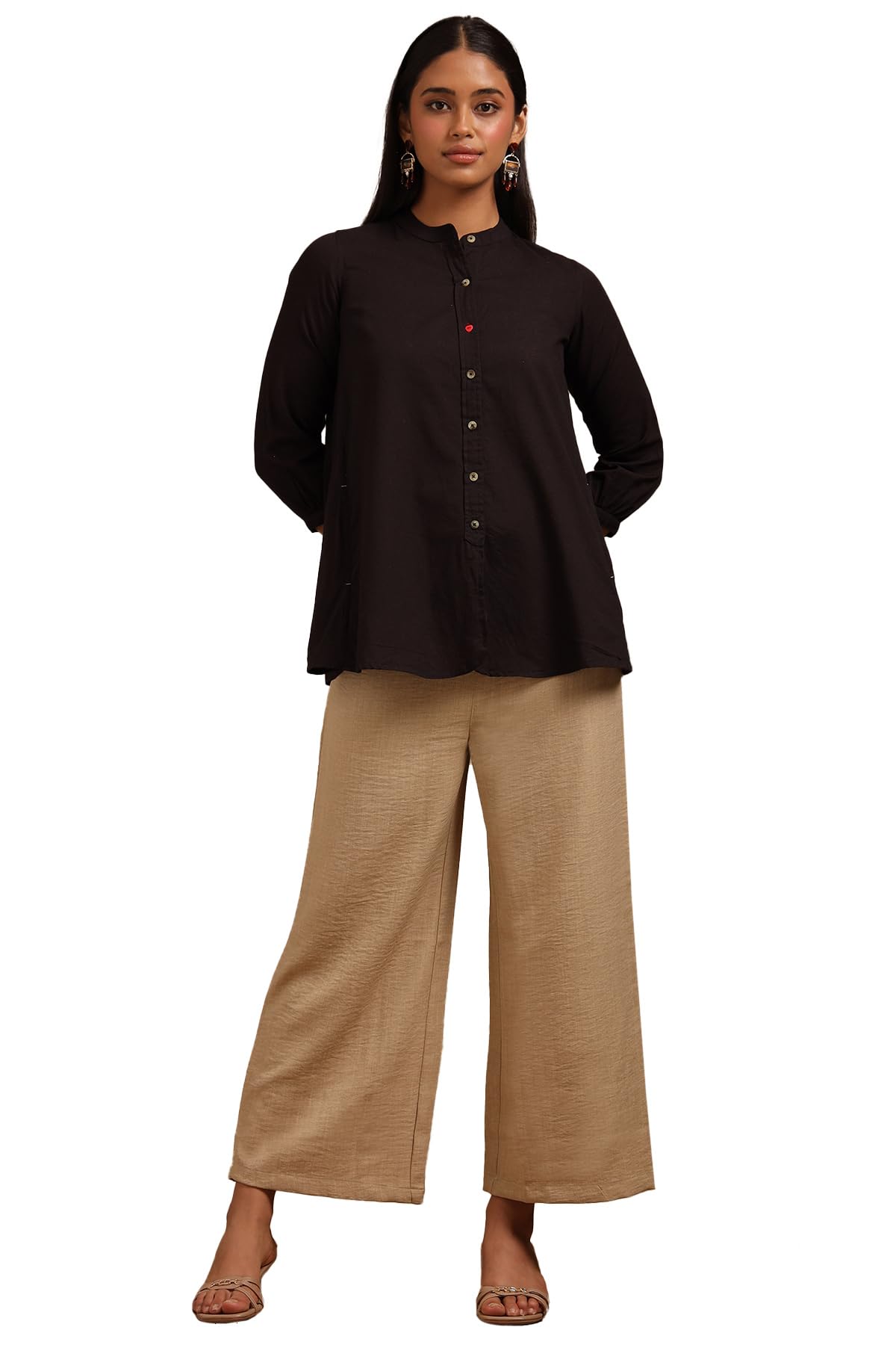Soch Women Polyester Solid Palazzo