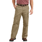 Dickies Men's Loose-Fit Cargo Work Pant, Khaki, 44W x 32L