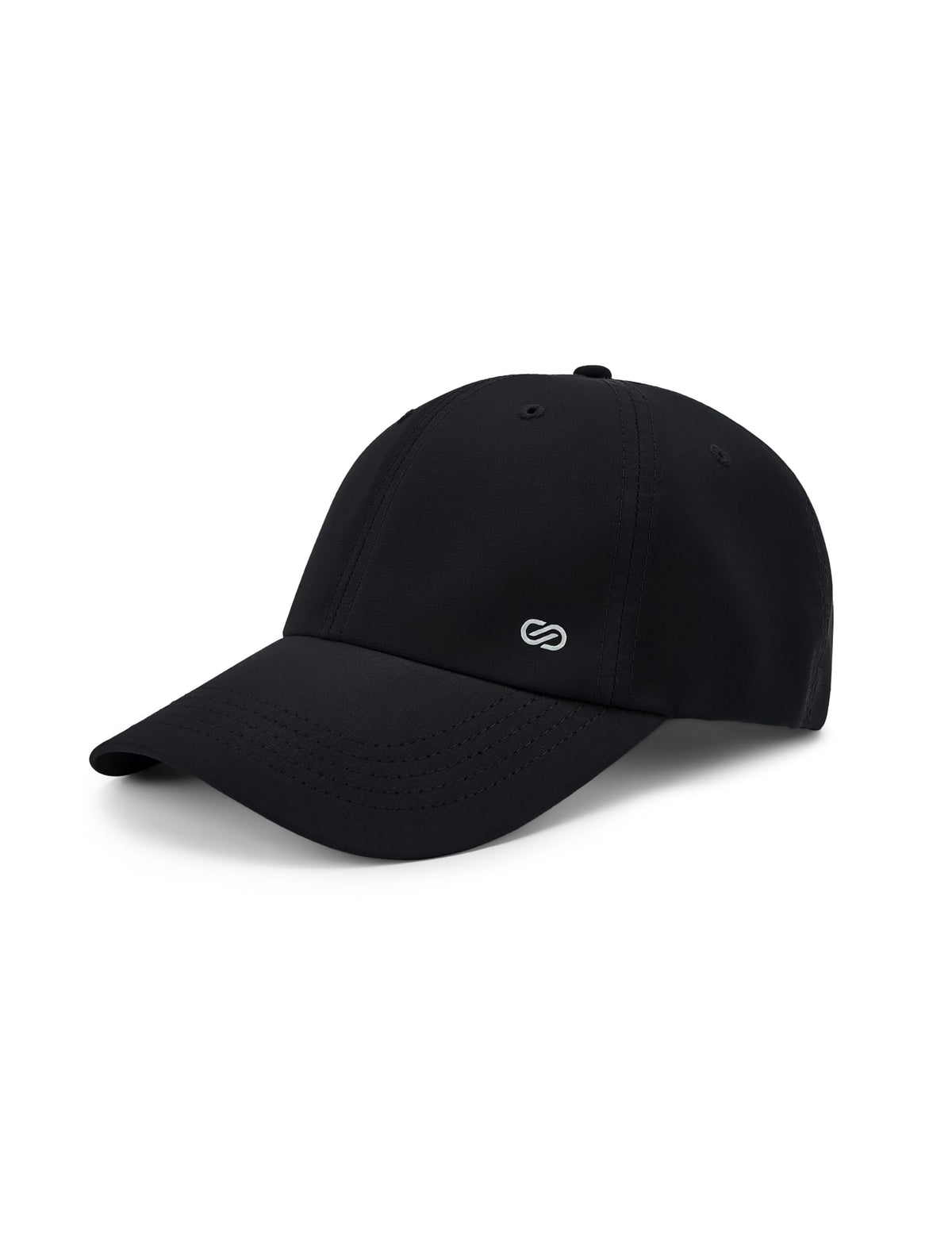 Amazon Brand  Symbol MenS Active/Sportswear Performance Caps | 100% Polyester | Adjustable Velcro Closure | Unisex, Black