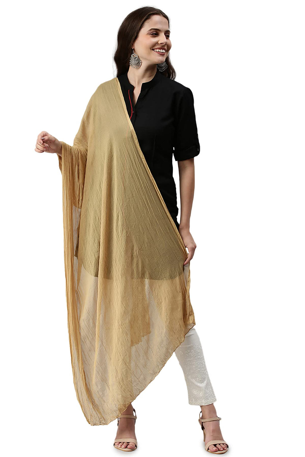 Soch Women Georgette Solid Dupatta