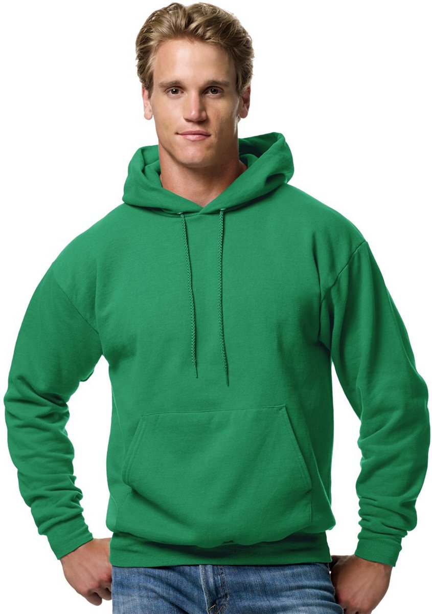 Unisex Ecosmart 5050 Pullover Hooded Sweatshirt - WHITE - S(D0102H7MEW6)