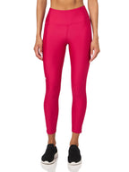 Under Armour Womens HeatGear Armour High Waisted Ankle No-Slip Leggings, (681) Shaded Fuchsia / / White, XX-Large