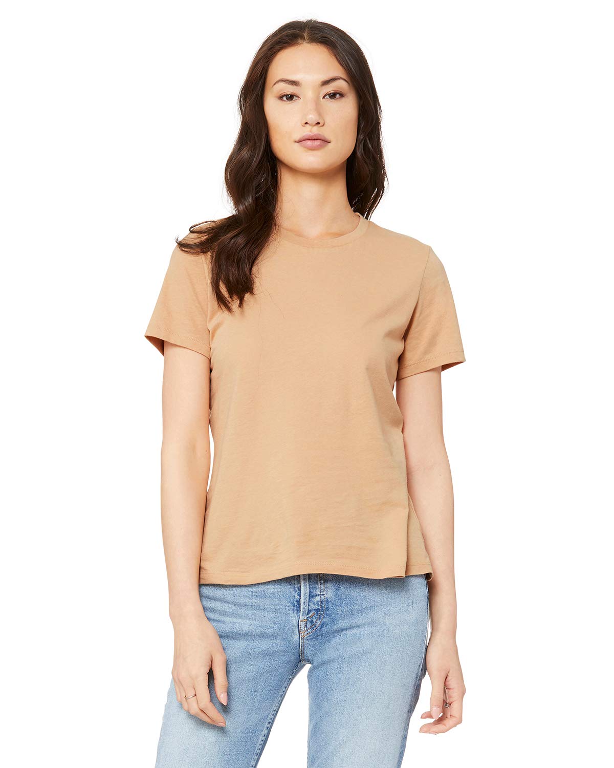 Ladies Relaxed Jersey Short-Sleeve T-Shirt - TEAM PURPLE - S(D0102H7W8HJ)