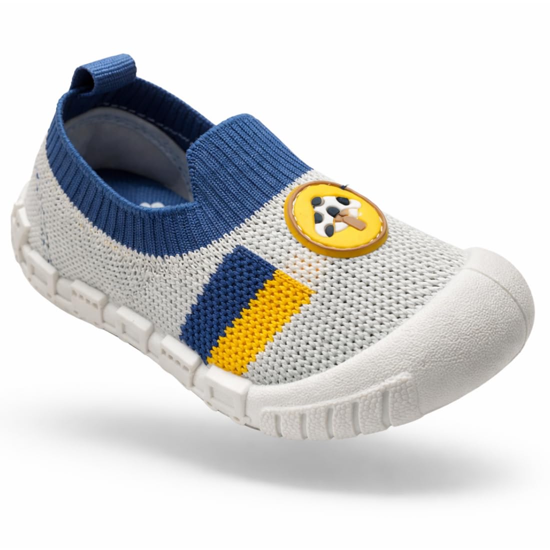 Myau Baby Boys And Girls SlipOn Sneakers, Soft Knit, Lightweight, Breathable, AntiSlip Sole, First Walker Shoes, 6 Months3 Ye 6