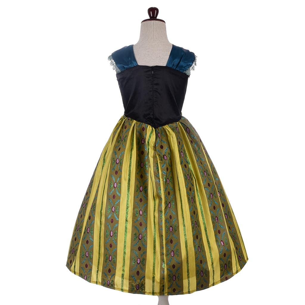 Dressy Daisy Litttle Girls' Ice Princess Sister Coronation Gown Birthday Halloween Christmas Fancy Party Costume with Accessorie