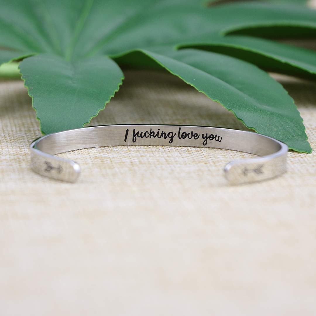 JoycuFF Bracelet Christmas Birthday Gifts for Wife Cute Unique Jewelry for Women Personalized Jewelry for Wife Lovers Girlfriend