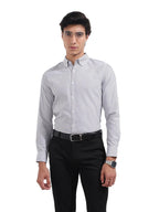 The Indian Garage Co Mens Slim Fit Vertical Striped Button Down Full Sleeves Formal Shirt