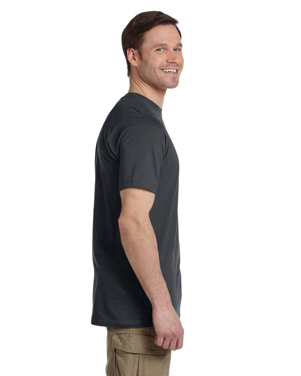 Mens Ringspun Fashion T-Shirt - BLAcK - S(D0102H7Z2JT)